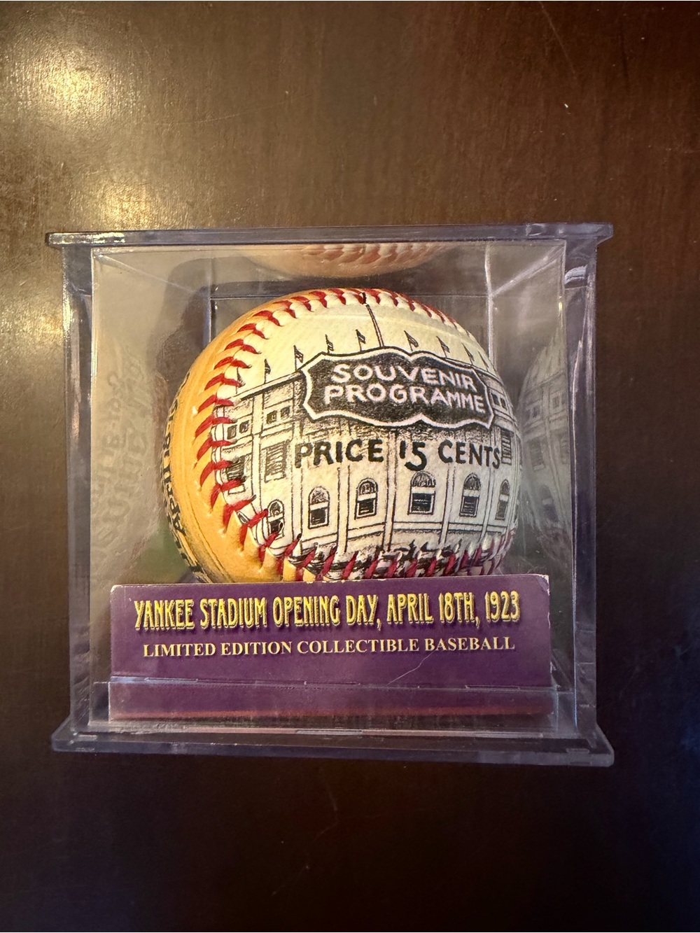 VTG Unforgettaball 1923 Yankee Stadium Opening Day Souvenir Baseball. 2005